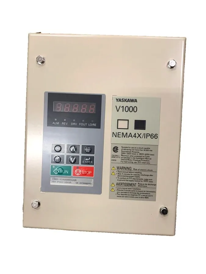 Привод CIMR-VU4A0005GAA Yaskawa AC Drive 3HP, 480V, 3PH Nema 4X V1000