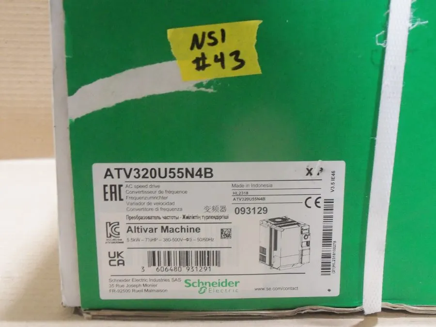 Частотный преобразователь Schneider Electric Altivar 320 ATV320U55N4B 5.5KW 7.5H