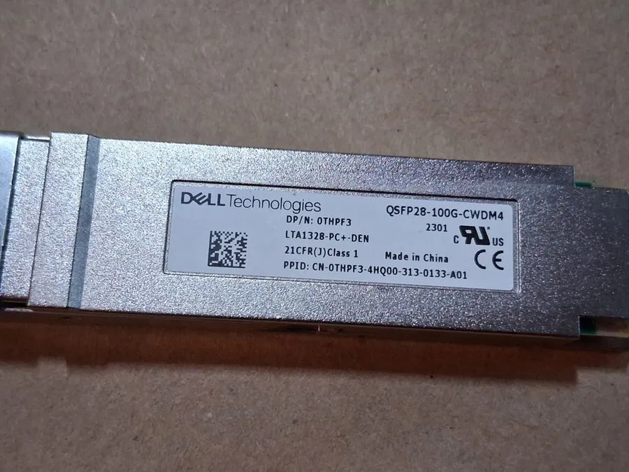 Трансивер Dell 0THPF3 Q28-100G-CWDM4 QSFP28 100GBASE Transceiver — фото лота 1