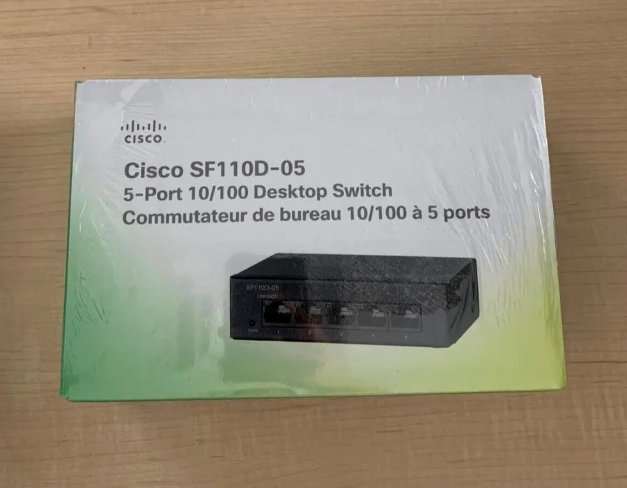 Коммутатор Cisco (SF100D-05) 5-Port 10/100 Desktop Switch with QoS