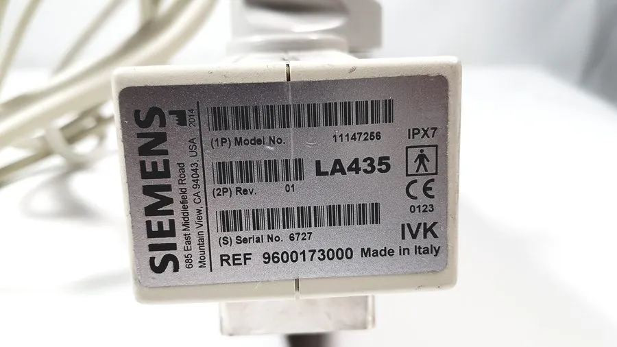 УЗИ-датчик Siemens LA435 Transducer Probe для Acuson P300 Portable Ultrasound 96 — фото лота 2