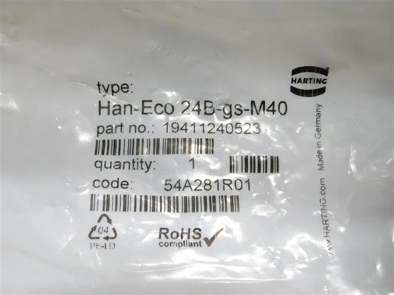 Разъём Harting 19411240523 Han-Eco 24B-gs-M40 Enclosure