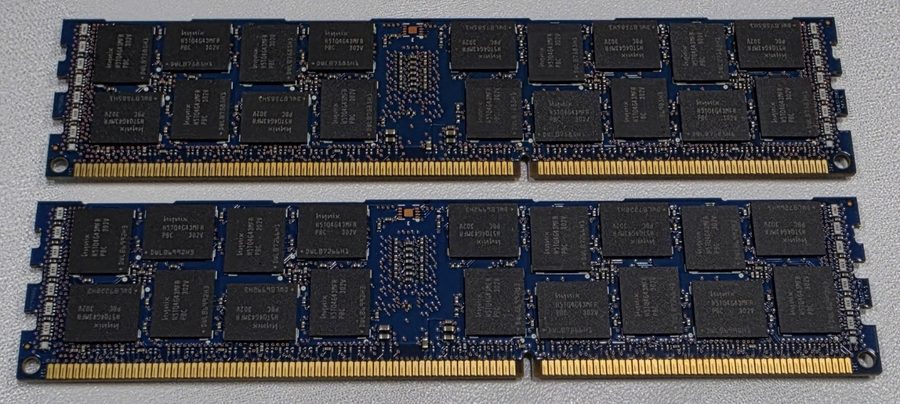 Модуль памяти 1X 16GB Hynix HMT42GR7MFR4C-PB 2Rx4 PC3-12800R DDR3 ECC REG 1.5