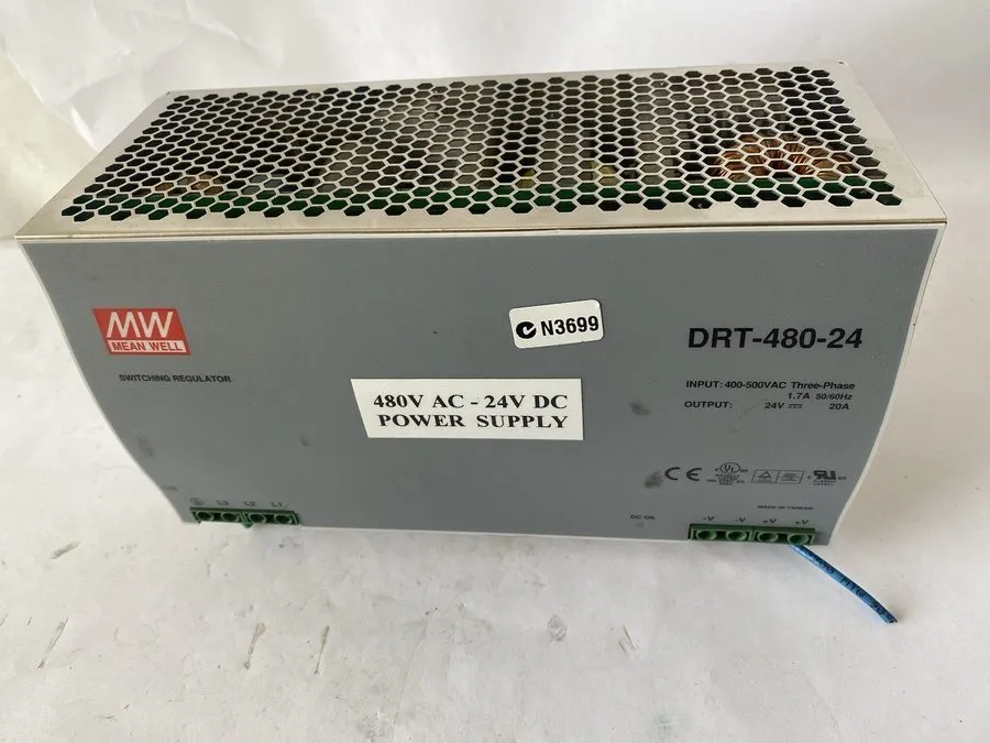 Блок питания MEAN WELL DRT-480-24 480W Industrial Power Supply