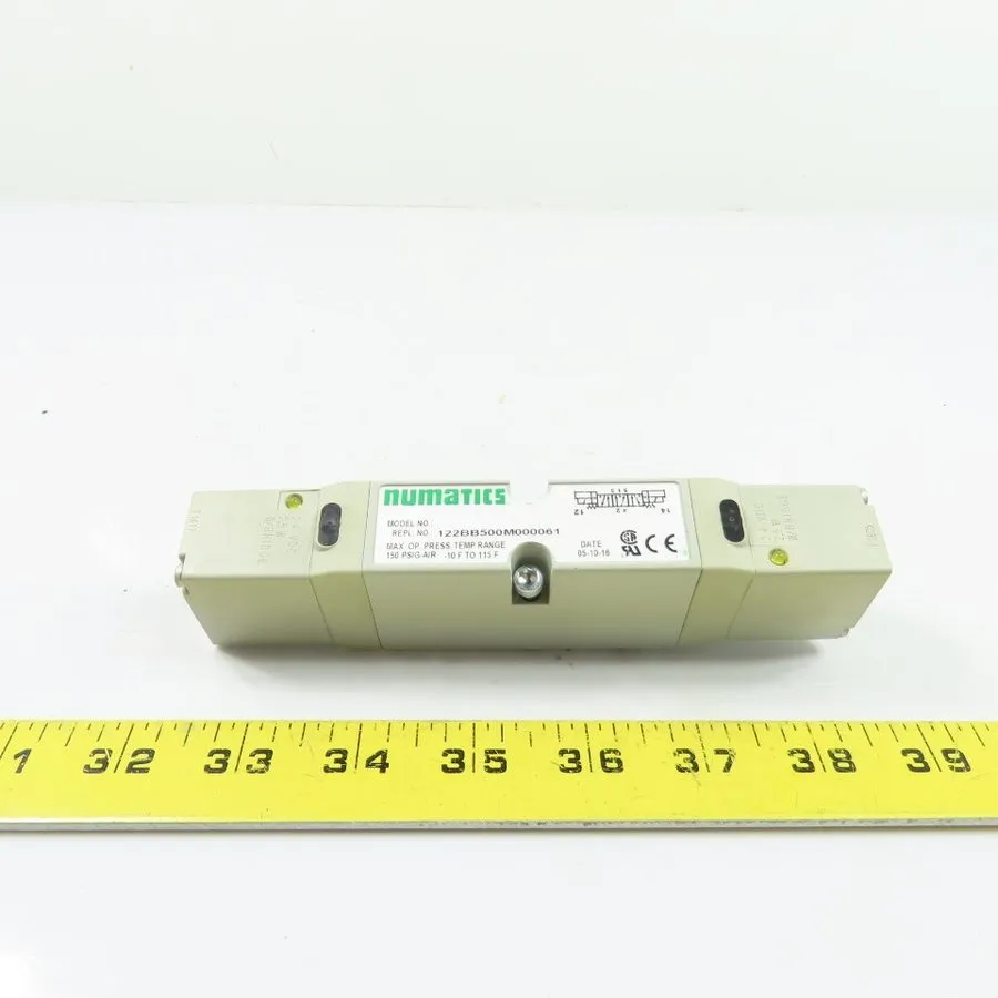 Электромагнитный клапан Numatics 122BB500M000061 24VDC Pneumatic Solenoid Direct