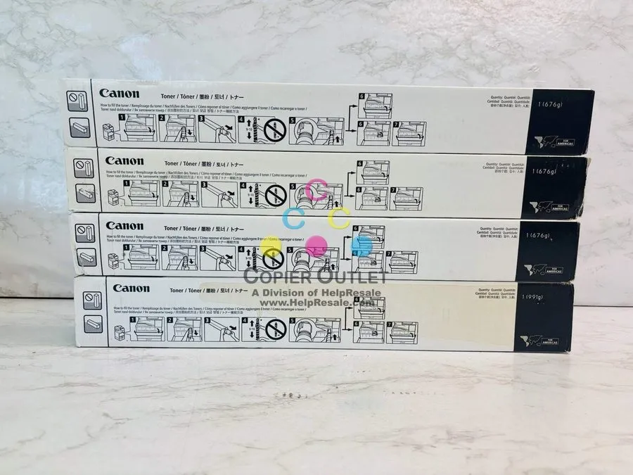 Георадар Canon GPR-61 Toner Cartridge Set C,Y,M,B High Yield Complete