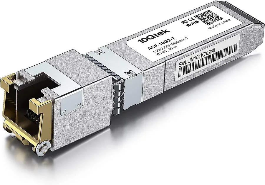 Трансивер Cisco SFP-10G-T-X SFP+ 10GBASE-T Copper RJ45 Transceiver 30m w/ Hologr