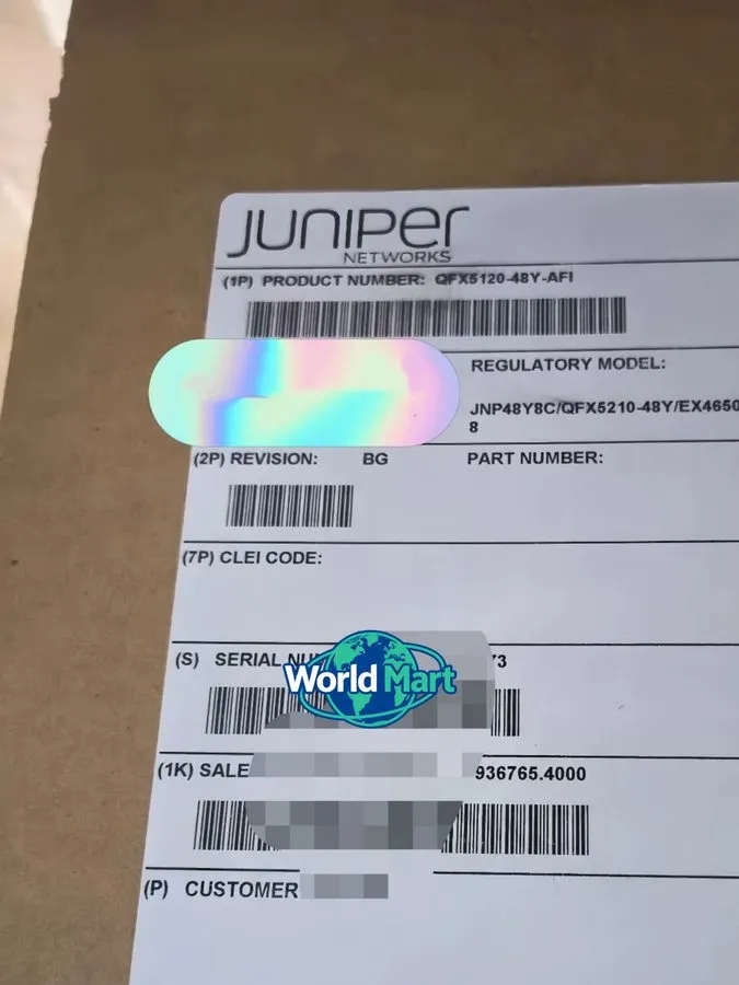 Коммутатор Juniper QFX5120-48Y-AFI Switch