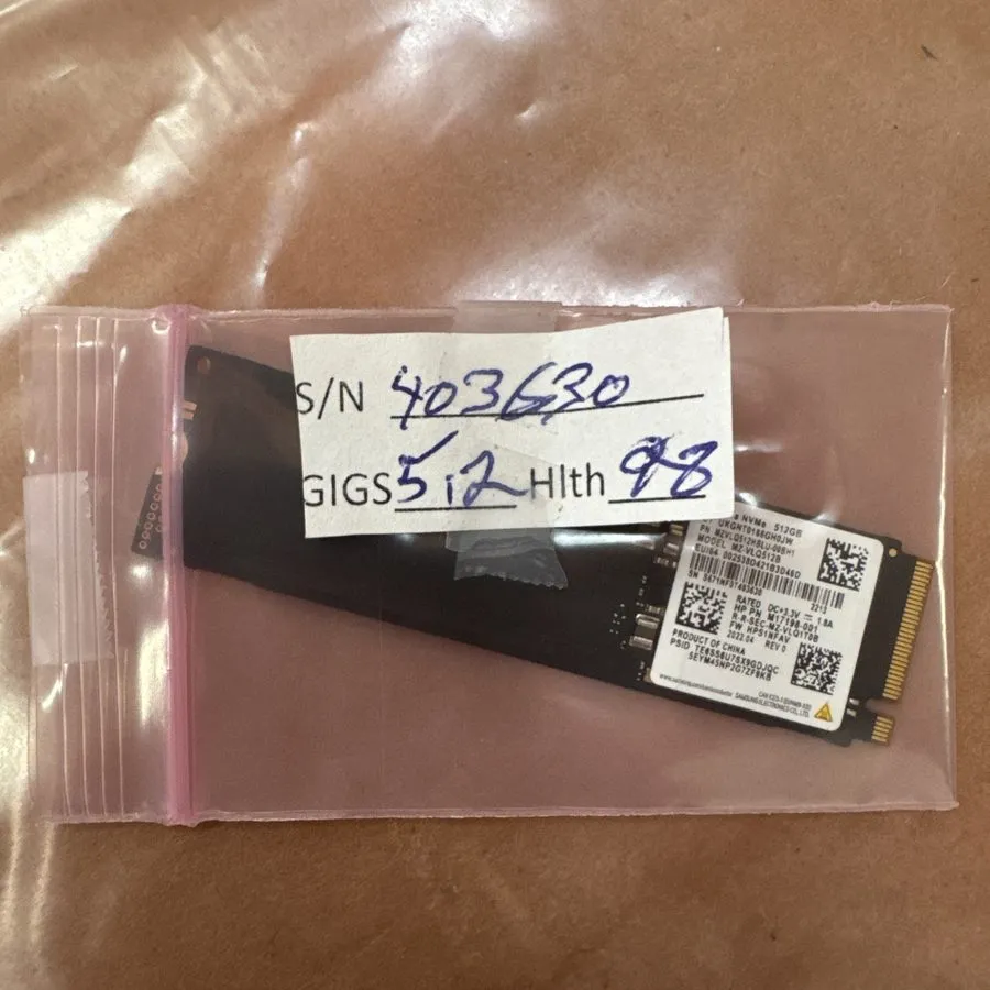 SSD-накопитель Samsung PM991a 512GB NVMe M.2 SSD MZVLQ512HBLU-00BH1 MZ-VLQ512B