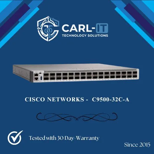 Коммутатор Cisco Catalyst C9500-32C-A 32-Port 100G Advantage Managed Switch