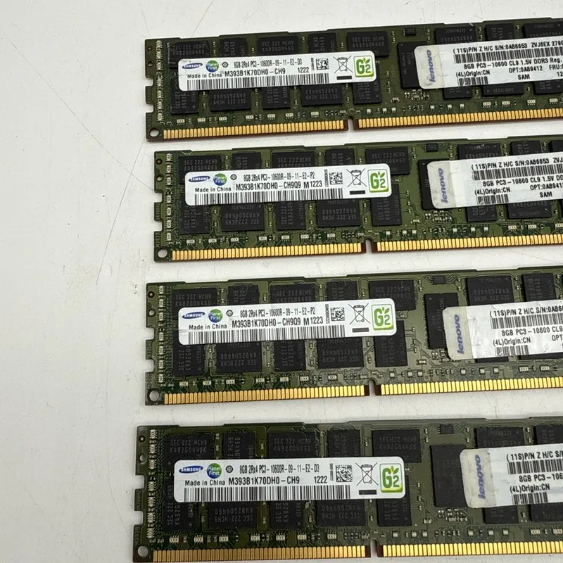 Модуль памяти LOT 9x 8GB 2Rx4 PC3-10600R DDR3 ECC Registered Server RAM M393B1K7
