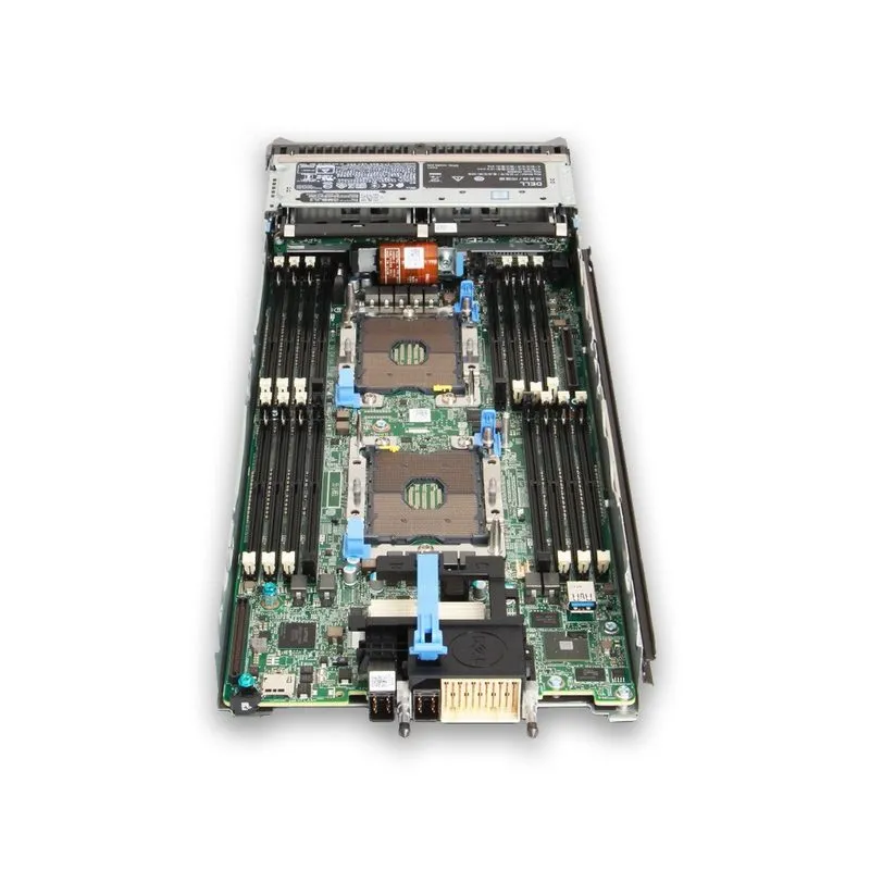 Сервер Dell PowerEdge M640 Blade Server 2x Gold 5118 12C 128GB 2x 960GB SAS SSDH — фото лота 2