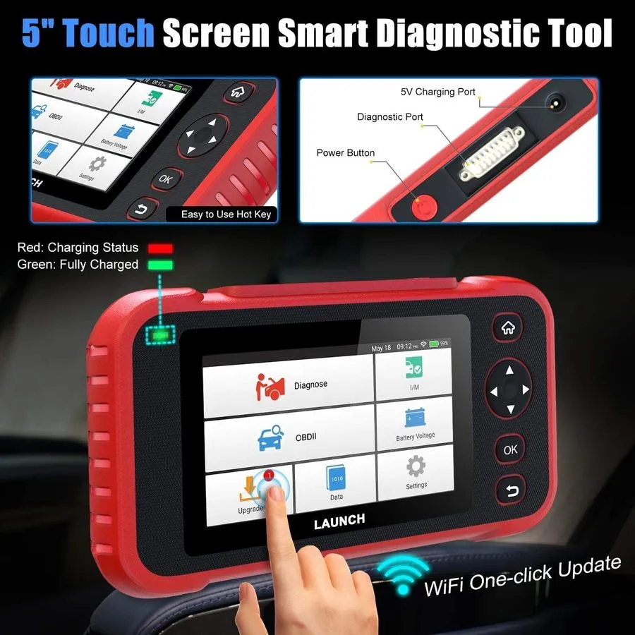 Диагностический сканер LAUNCH CRP123I V3.0 Automotive Scanner Engine ABS SRS TCM — фото лота 2