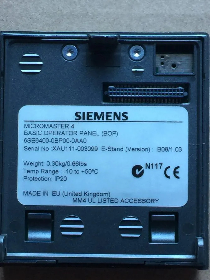 Частотный преобразователь Siemens 6SE6400-0BP00-0AA0 MICROMASTER 420 DeviceNet A