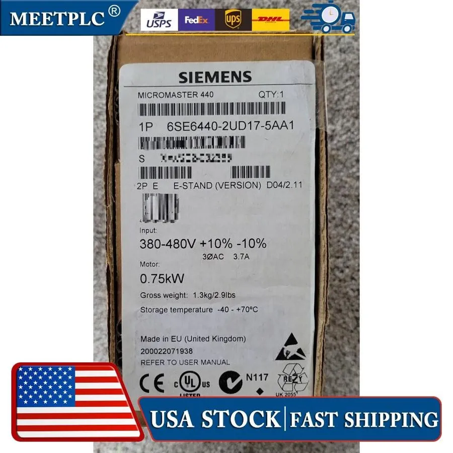 Частотный преобразователь Siemens 6SE6440-2UD17-5AA1 MICROMASTER440 without filt
