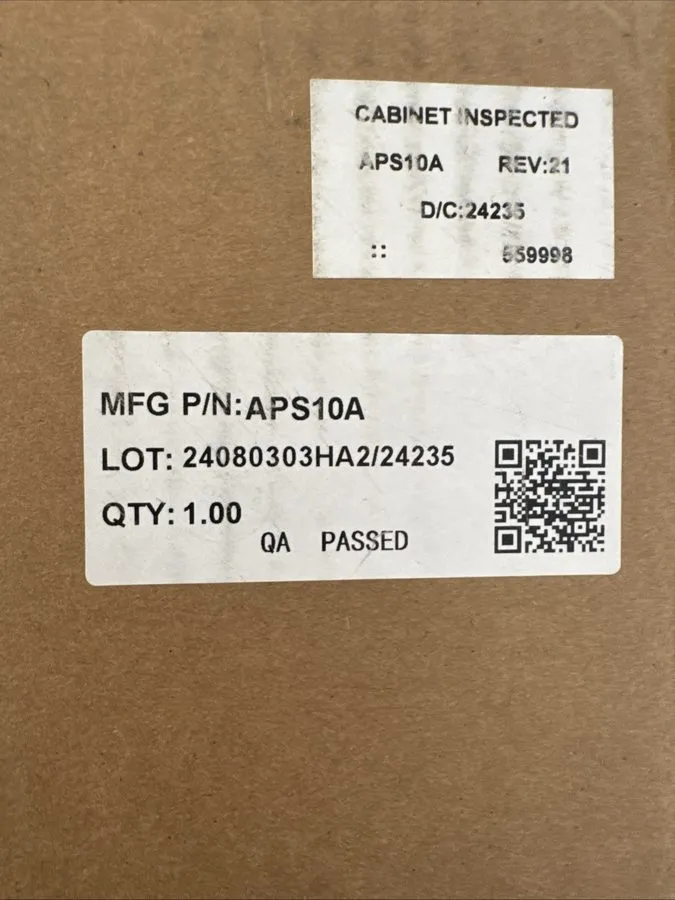 Блок питания Edwards EST APS10A 10 Amp Auxiliary Fire Alarm Power Supply — фото лота 2