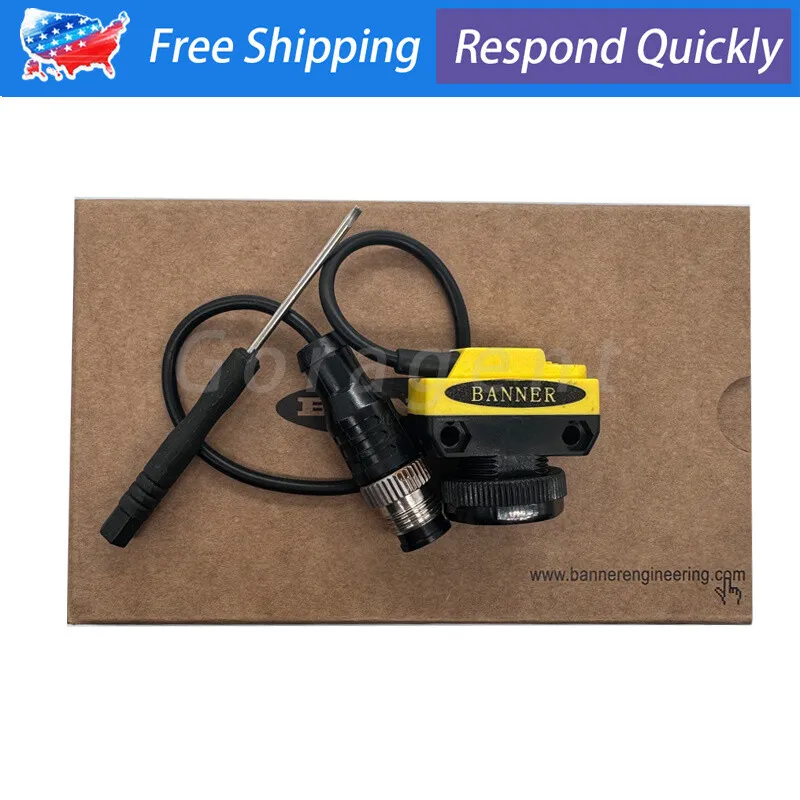 Фотоэлектрический датчик BANNER ENGINEERING QS18VP6FF150Q5 Photoelectric Sensor,