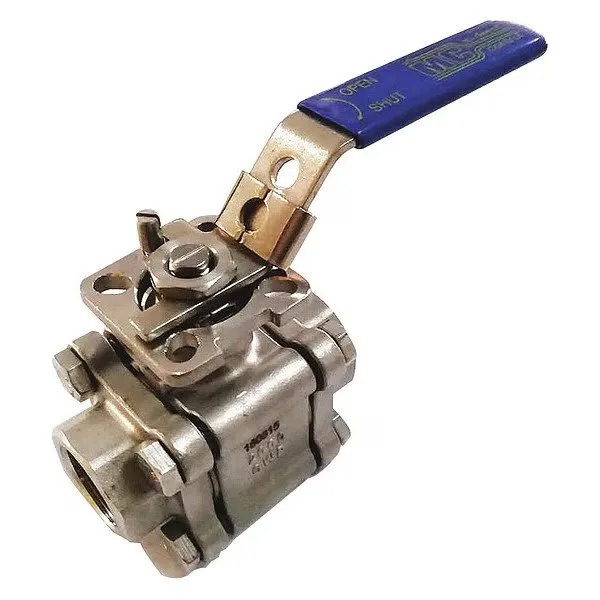 Клапан Manufacturer Varies 1-1/2" FNPT Stainless Steel Ball Valve Inline G-S3P2K — фото лота 1