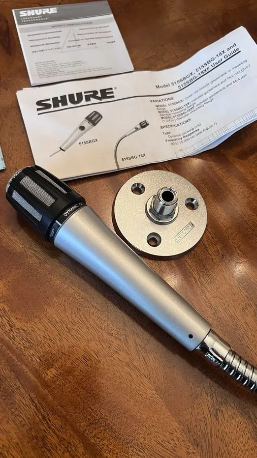 Микрофон Shure 515SBG-18X Dynamic Wired Microphone but