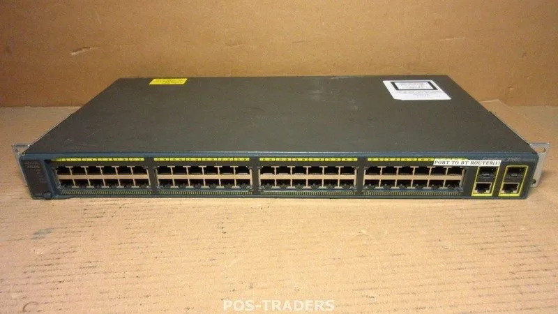 Коммутатор Cisco Catalyst 2960 Series WS-C2960-48TC-L V05 48-Ports Switch