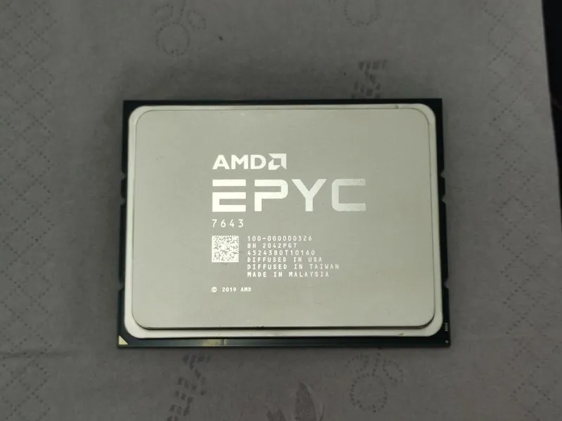 Процессор AMD EPYC Milan 2.3GHZ 48 core 96 threads socket CPU processor