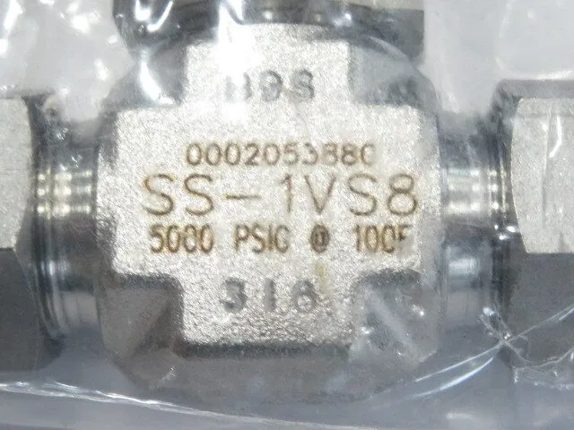 Клапан Swagelok 1/2" Integral Bonnet Needle Valve Vee Stem (SS-1VS8)