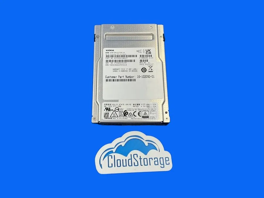 SSD-накопитель KIOXIA KPM7XRUG3T84 SDFU084JAB02T 3.84TB SAS 24Gbps SSD Solid Sta