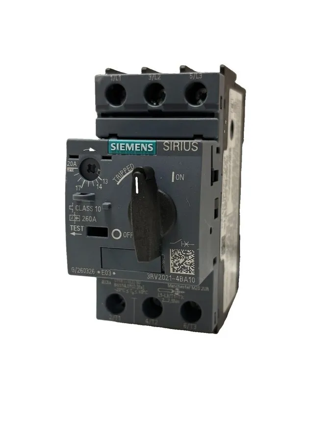 Автоматический выключатель Siemens Circuit Breaker 3RV2021-4BA10 Motor Protectio