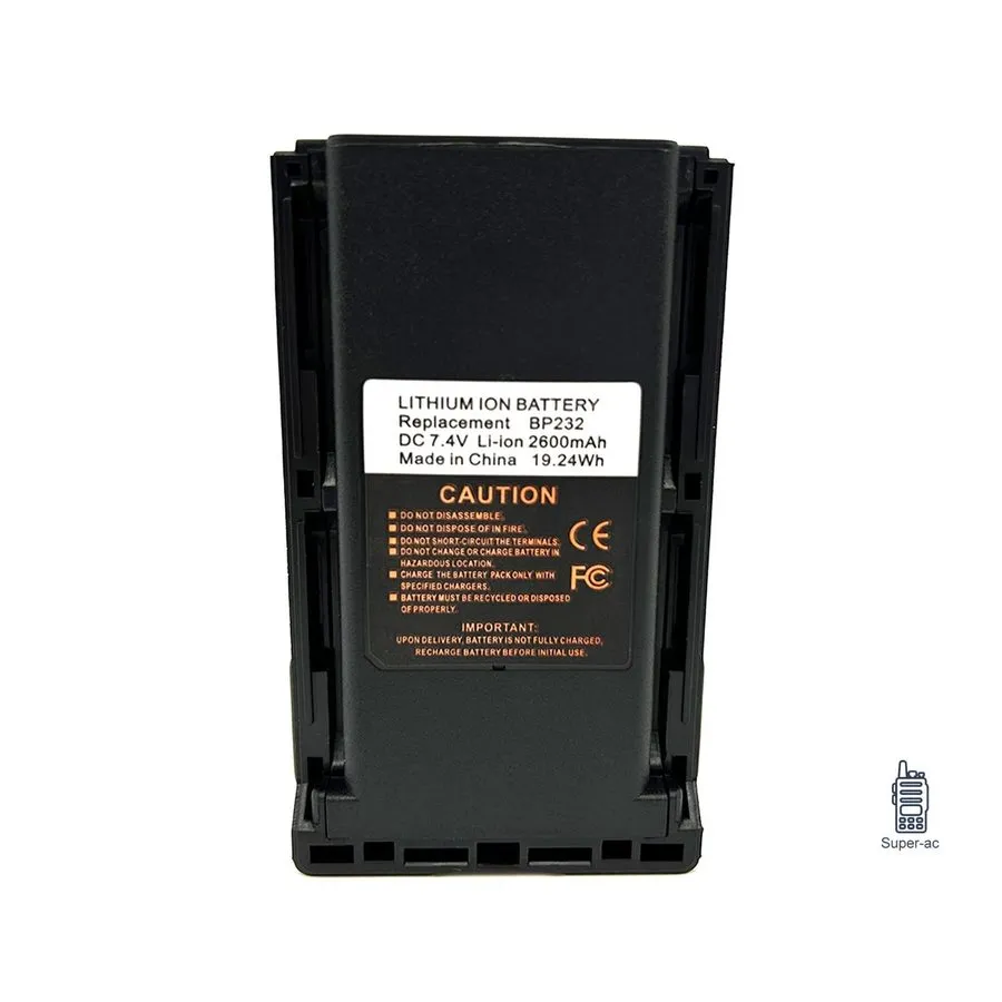 Аккумулятор Li-ion Battery для IC-F4 F4011 F3061 F4021 F4230 F4261 F4360 radio B