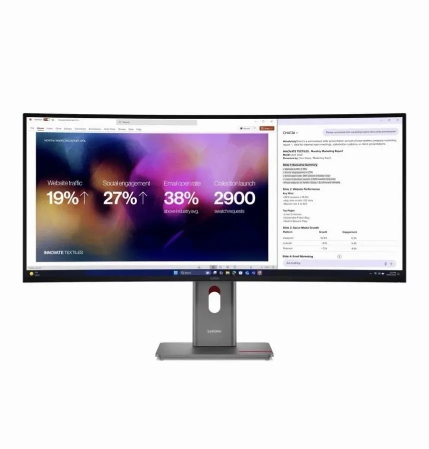 Монитор Lenovo ThinkVision P40WD-40 Monitor — фото лота 1