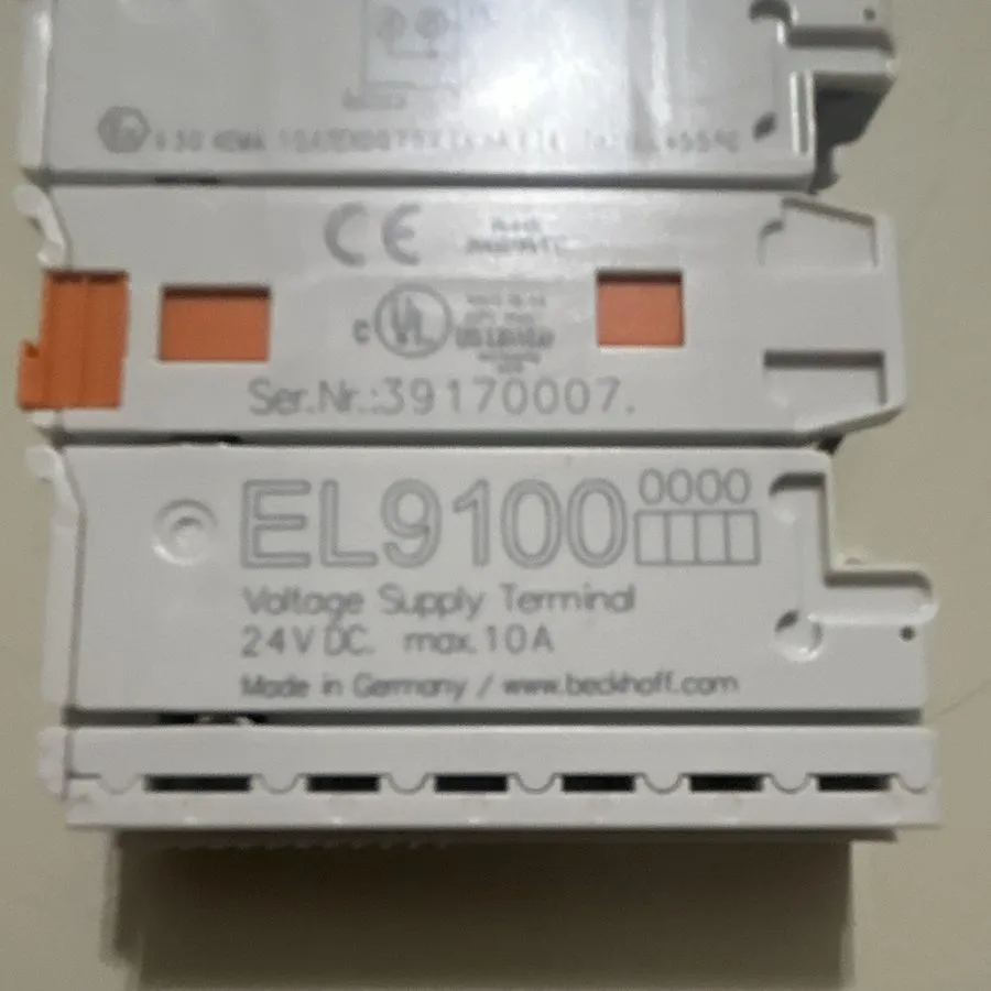 Модуль ввода-вывода BeckHoff EL9100 Ethercat Terminal, 24 Vdc, 10A — фото лота 1