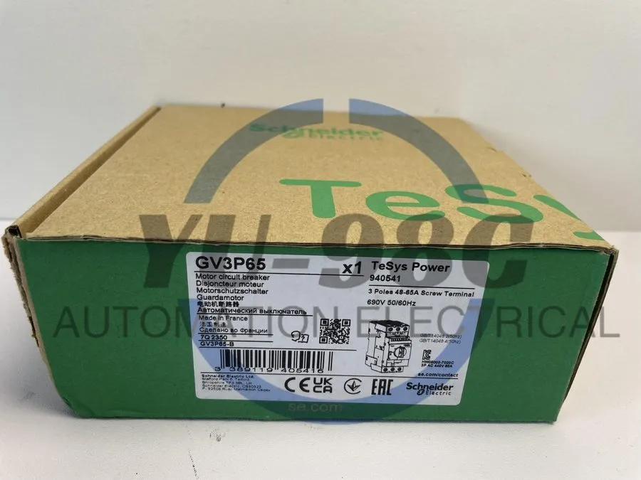 Автоматический выключатель GV3P65 48-65A Manual Motor Starter Button motor circu