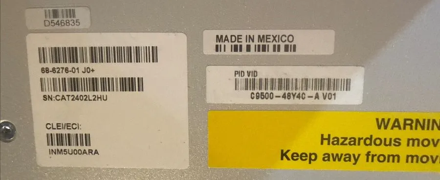 Коммутатор C9500-48Y4C-A Cisco 9500 48-Port 25G SFP28 4x100G QSFP28 Network Swit