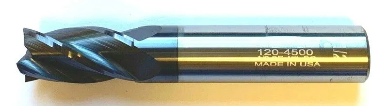 Режущий инструмент 1/4 FLUTE SINGLE END ALTIN COATED CARBIDE END MILL HTC 130-45