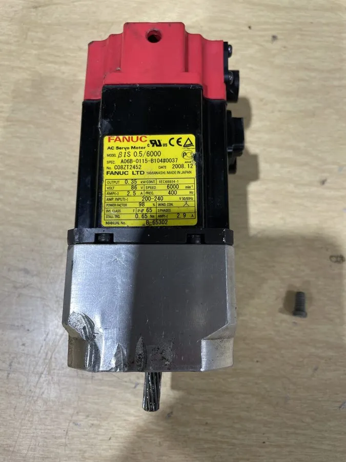 Серводвигатель FANUC A06B-0115-B104 Beta biS 0.5/6000 AC Servo Motor
