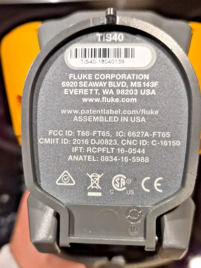 Оптико-электронная система Fluke TiS40 9 Hz Infrared Camera- Excellent condition — фото лота 1