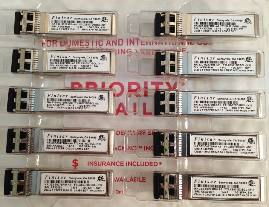 Трансивер Netapp 332-00279R6+A0 FINISAR FTLX8571D3BCL-N1 10GB SFP+ NA Transceive