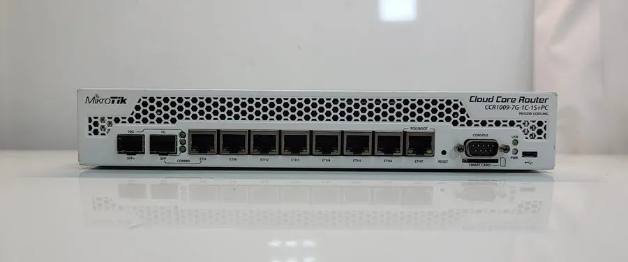 Маршрутизатор MikroTik CCR1009-7G-1C-1S+PC 9-core 10G router xjk