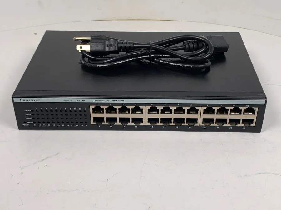 Коммутатор Cisco Linksys EF4124 24-Port 10/100 Ethernet Switch i682