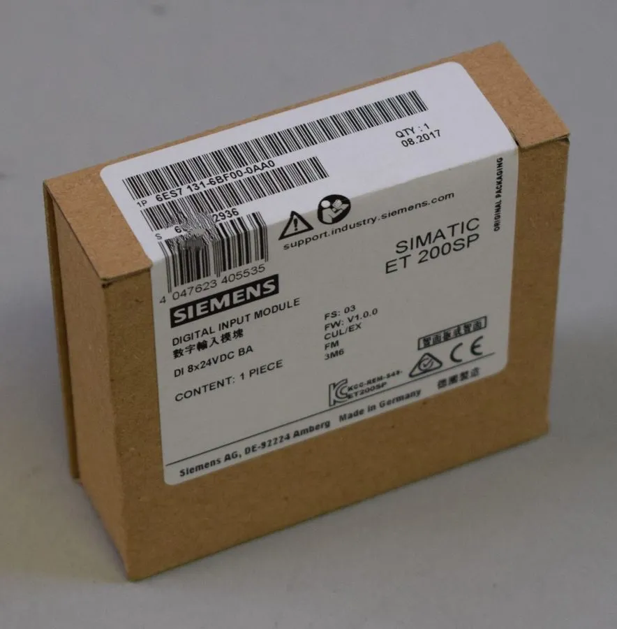 Модуль ввода-вывода SIEMENS S7 SIMATIC 6ES7131-6BF00-0AA0 DIGITAL INPUT MODULE D