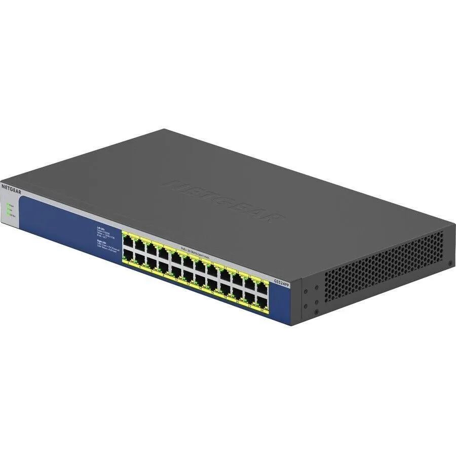 Коммутатор Netgear GS524PP-100NAS 24-Port Gigabit Ethernet High-Power PoE+ Unman