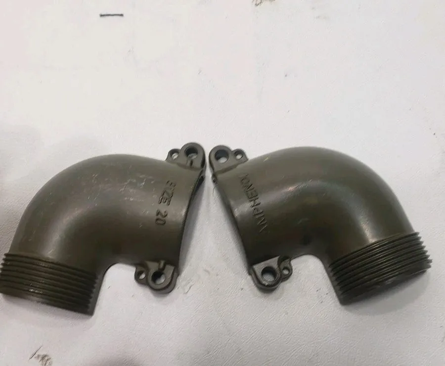 Разъём Amphenol Military Circular Connector 19 Pin w/ 97-98-201 Backshell & Clam — фото лота 2