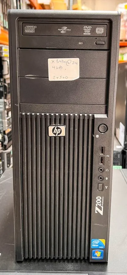 Сервер HP Z200 WorkStation Intel Xeon 4GB 2x 500GB with nVidia Quadro 600