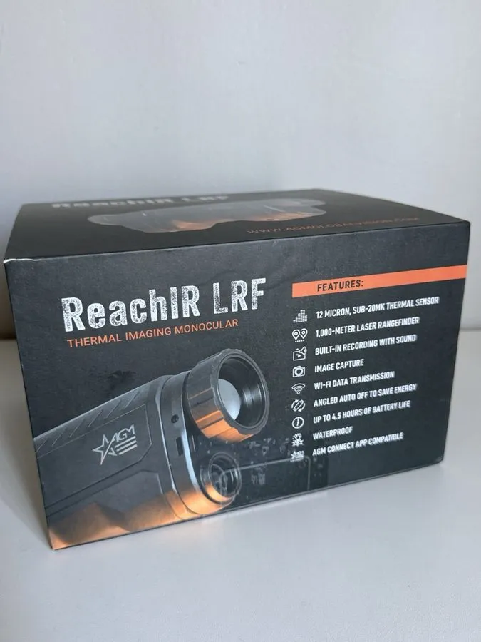Оптико-электронная система AGM Reach IR 25-384 Thermal Imaging Monocular w/ LRF  — фото лота 1