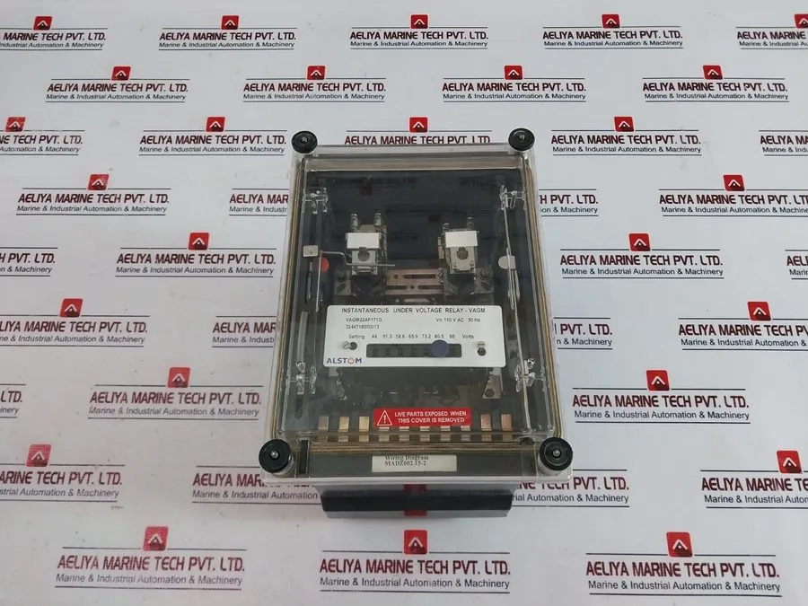 Реле защиты Alstom VAGM22AF171G Voltage Protection Relay 110V AC 50HZ