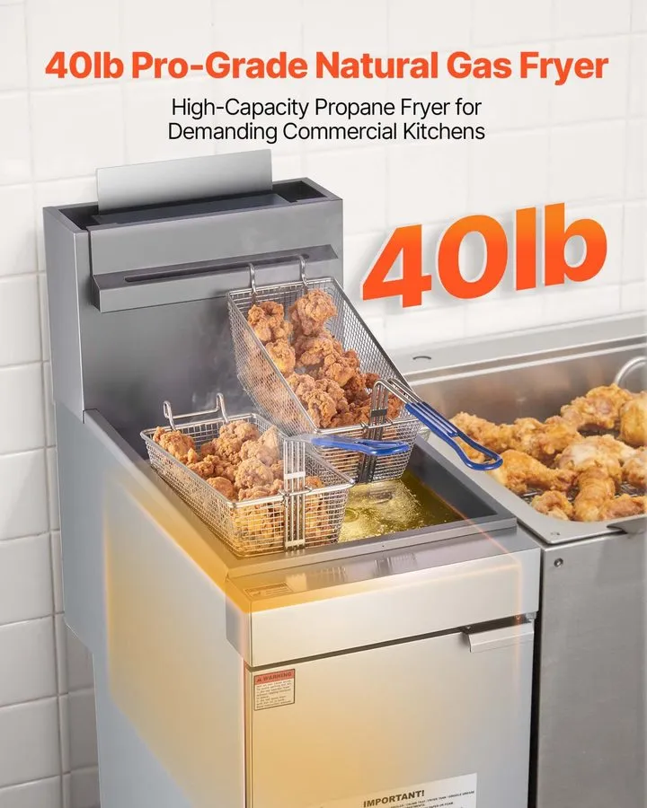 Фритюрница Commercial Deep Fryer, 3-Burner Fryer