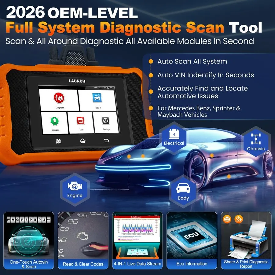 Диагностический сканер LAUNCH Creader Elite2.0 Bidirectional Diagnostic Tool Sca — фото лота 1