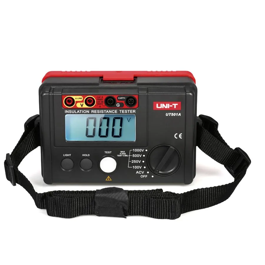 Тестер UNI-T Digital Megohmmeter UT501A Insulation Resistance Tester Black
