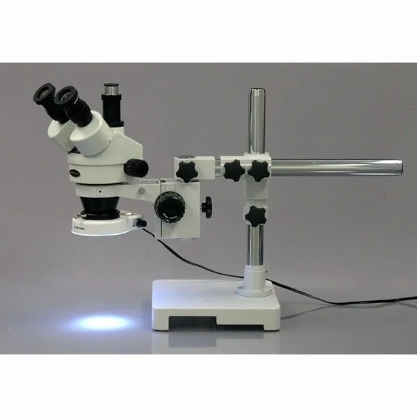 Микроскоп 3.5X-45X Simul-Focal Stereo Zoom Microscope + 30W Dual LED Light + 1.3
