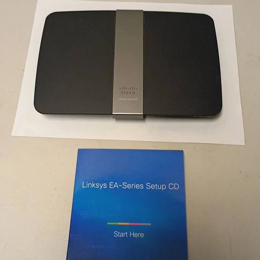 Маршрутизатор Cisco Linksys EA4500 Dual-Band N900 WiFi Router Gigabit USB